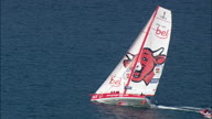 Racing Yacht In Plymouth Sound