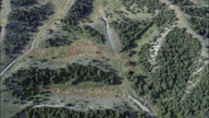 Flight Looking Down On Canyon Patterns