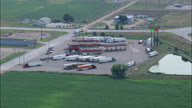 Truck Stop On Junction 257 On Interstate