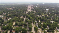 Flight Looking Along Nebraska City Central Avenue