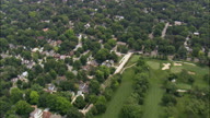 Flight Over Lincoln Suburbs
