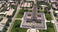 Flight Over Top Of State Capitol