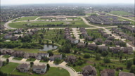 Flight Over Omaha Suburbs