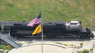 Old Locomotives In Lauritzen Gardens