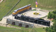 Old Locomotives In Lauritzen Gardens