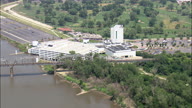 Looking Across Border To Casino In Iowa