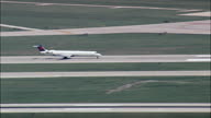Flight Following Passenger Jet Taking Off