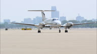 Taking Off Across Runways At Omaha Airport