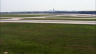 Taking Off Across Runways At Omaha Airport