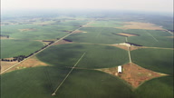 Flight Over Central Pivot Circular Fields