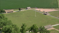 Flight Revealing Fort Hartsuff From Us Flag