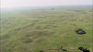 Flight Panning Round Grassland