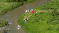 Launching The Tanks On The Middle Loup River