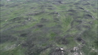 Flight Looking Down On Ridged Sandhills