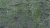 Flight Looking Down On Ridged Sandhills