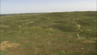 Flight Over South Twin Lake And Grassland