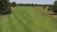 Flight Down Fairway At The Prairie Club Golf Course