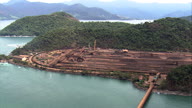 Large Digger On Ilha Guaiba